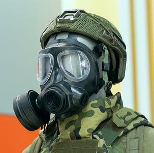 أقنعة واقية من الغازات